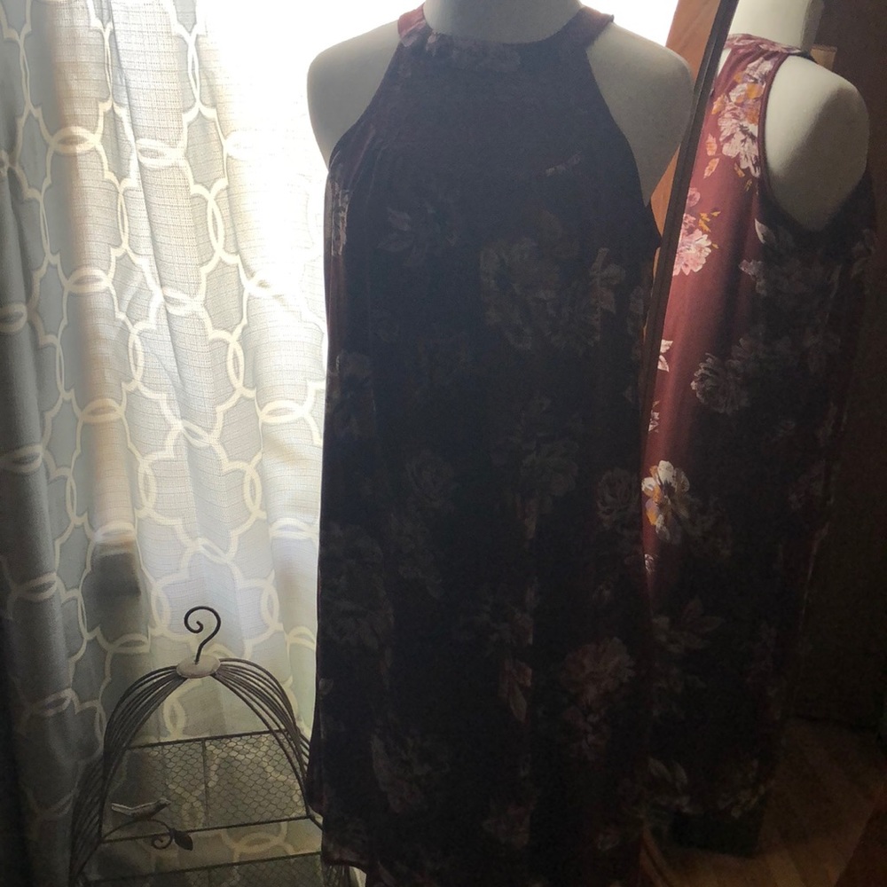 Floral mini dress